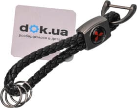 Брелок Vitol з логотипом Mitsubishi чорний 52691