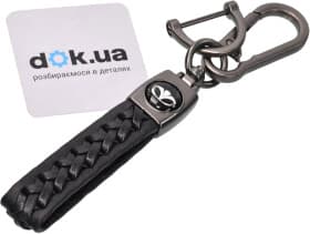 Брелок Vitol с логотипом Daewoo черный 60384