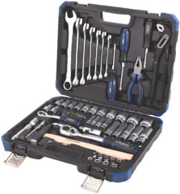 Набор инструментов Scheppach SCH-4742-5 1/2", 1/4" 74 шт.