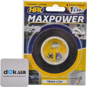 Двухсторонний скотч HPX OT1902 на акриловой основе 19 мм x 2 м Двухсторонний скотч HPX OT1902 на акриловой основе 19 мм x 2 м