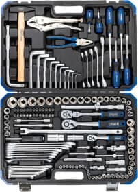 Набор инструментов Scheppach SCH-41421-5 1/2", 3/8", 1/4" 142 шт.