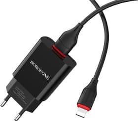 Мережевий зарядний пристрій Borofone BA20A Sharp BA20ALB 10,5 Вт