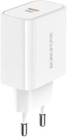 Мережевий зарядний пристрій Borofone BA57A Easy BA57AW 20 Вт