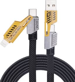 Кабель 3 в 1 WUW USB - Apple Lightning - type-C - type-C X207 6972573336524