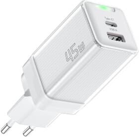 Сетевое зарядное устройство Essager ECTCA-ZQB02-Z 45 Вт Сетевое зарядное устройство Essager ECTCA-ZQB02-Z 45 Вт