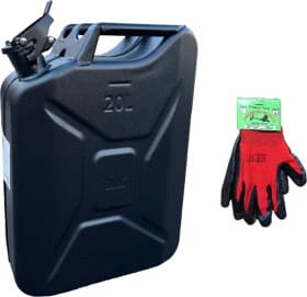 Канистра Poputchik для топлива с покрытием Raptor