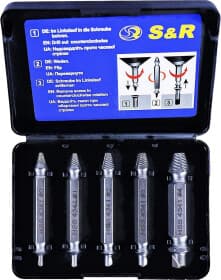 Набор бит-экстракторов S&R 111400005 5 шт.