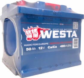 Аккумулятор Westa 6 CT-50-L WPR5001LB1