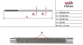 Ремкомплект рулевой рейки Ремкомплект рулевой рейки