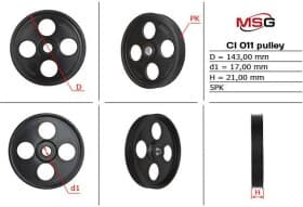 Шкив насоса ГУР