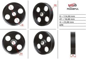 Шкив насоса ГУР