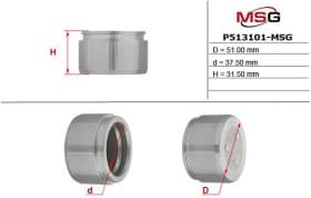 Поршень тормозного суппорта MSG P513101MSG