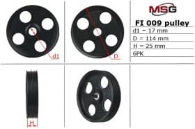 Шкив насоса ГУР