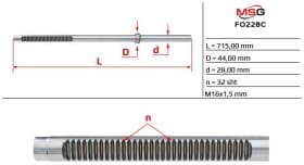 Ремкомплект рулевой рейки