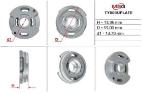 Насос гідропідсилювача керма