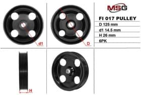 Шкив насоса ГУР