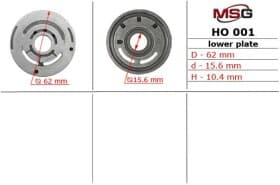 Насос гідропідсилювача керма