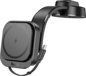 Держатель для телефона Hoco Wireless Fast Charger (с кабелем) HW24