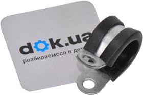 Хомут Mikalor 03003944 P-образный 14 мм сталь оцинкованная W1 1 шт