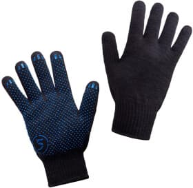 Перчатки рабочие Vitol Premium 8511 хб + полиэстер с точками ПВХ черные