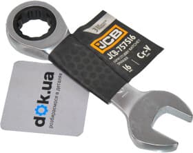 Ключ комбинированный трещоточный JCB JCB-757S16 I-образный 16 мм