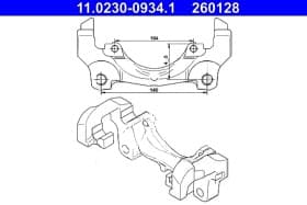 Кронштейн ATE 11.0230-0934.1
