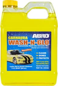Автошампунь-полироль концентрат ABRO Wash-N-Glo с воском