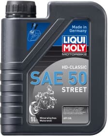 Моторное масло 4T Liqui Moly Motorbike HD-Classic Street SAE50 минеральное