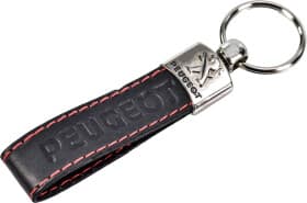 Брелок AutoTechteile с логотипом Peugeot черный PE3