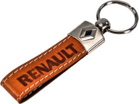Брелок AutoTechteile с логотипом Renault коричневый RE3