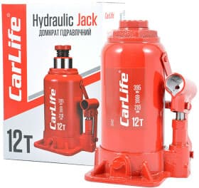 Домкрат Carlife бутылочный гидравлический 12 т bj412