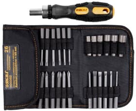 Викрутка реверсивна з набором бит Sigma 4002111