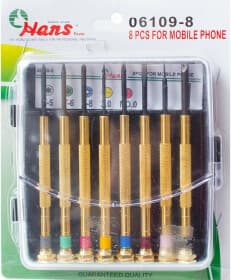 Набор отверток прецизионных Hans 06109-8 8 шт.