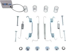 Монтажный комплект барабанных тормозных колодок Delphi LY1134