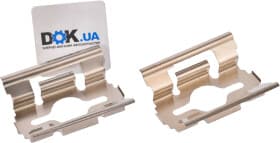 Компоненти дискових гальмівних колодок Компоненти дискових гальмівних колодок