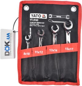 Набор ключей разрезных Yato YT0143 8-17 мм 4 шт