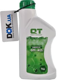 Готовый антифриз QT Premium G11 зеленый -42 °C