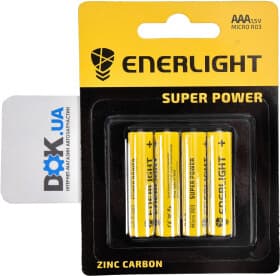 Батарейка Enerlight Super Power 80030104 AAA (мизинчиковая) 1,5 V 4 шт