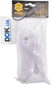 Стяжка-липучка Vorel 73845 450 мм 25 мм 10 шт