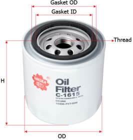 Масляный фильтр Sakura C1615