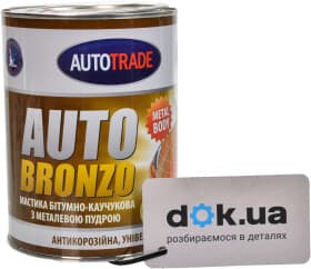 Антикор AutoTrade Autobronzo битумно-каучуковый бронзовый