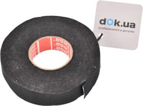 Изолента Tesa 51026 черный полиэстер 19х25