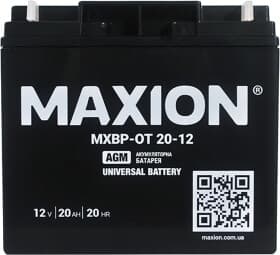 Аккумулятор для ИБП Maxion MXBP-OT20-12 MXBPOT2012 20 Ач 12 В