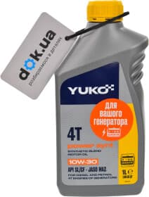 Моторное масло 4T Yuko Power Synt 10W-30 полусинтетическое