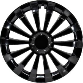 Комплект колпаков на колеса JESTIC черный хромированная