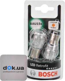 Автолампа Bosch Retrofit LED PY21W BAU15s 1 W 1987301520