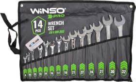 Набір ключів ріжково-накидних Winso Pro-Series 900114 8-32 мм 14 шт