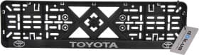 Рамка номерного знака Vitol 50278 колір чорний на Toyota