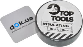Изолента Top Tools 24B108 черная 19 мм х 10 м