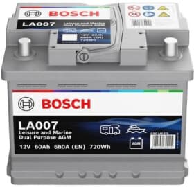 Тяговый аккумулятор Bosch 0092LA0070 60 Ач 12 V